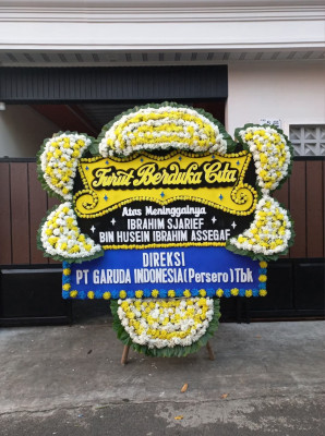 Papan Bunga Duka di Tlogopucang