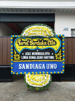 Papan Bunga Duka di Tlogopucang
